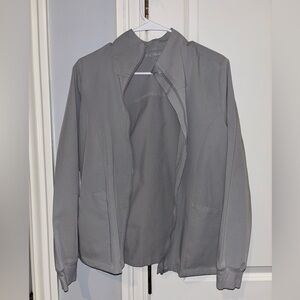 Mandala Scrub Jacket in Cloud